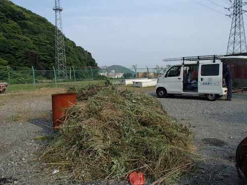 門司区での草刈がやっと終わりました