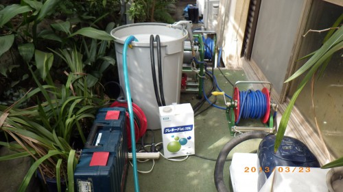 【北九州市】門司区でシロアリ駆除施工を途中まで