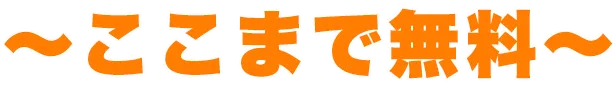 ここまで無料