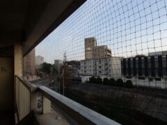 【北九州市】ベランダの鳩ネット取付を八幡西区で