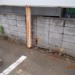 イエシロアリ駆除の為のベイト工法