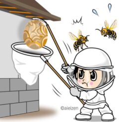 スズメバチ駆除