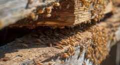 床が軋む シロアリ