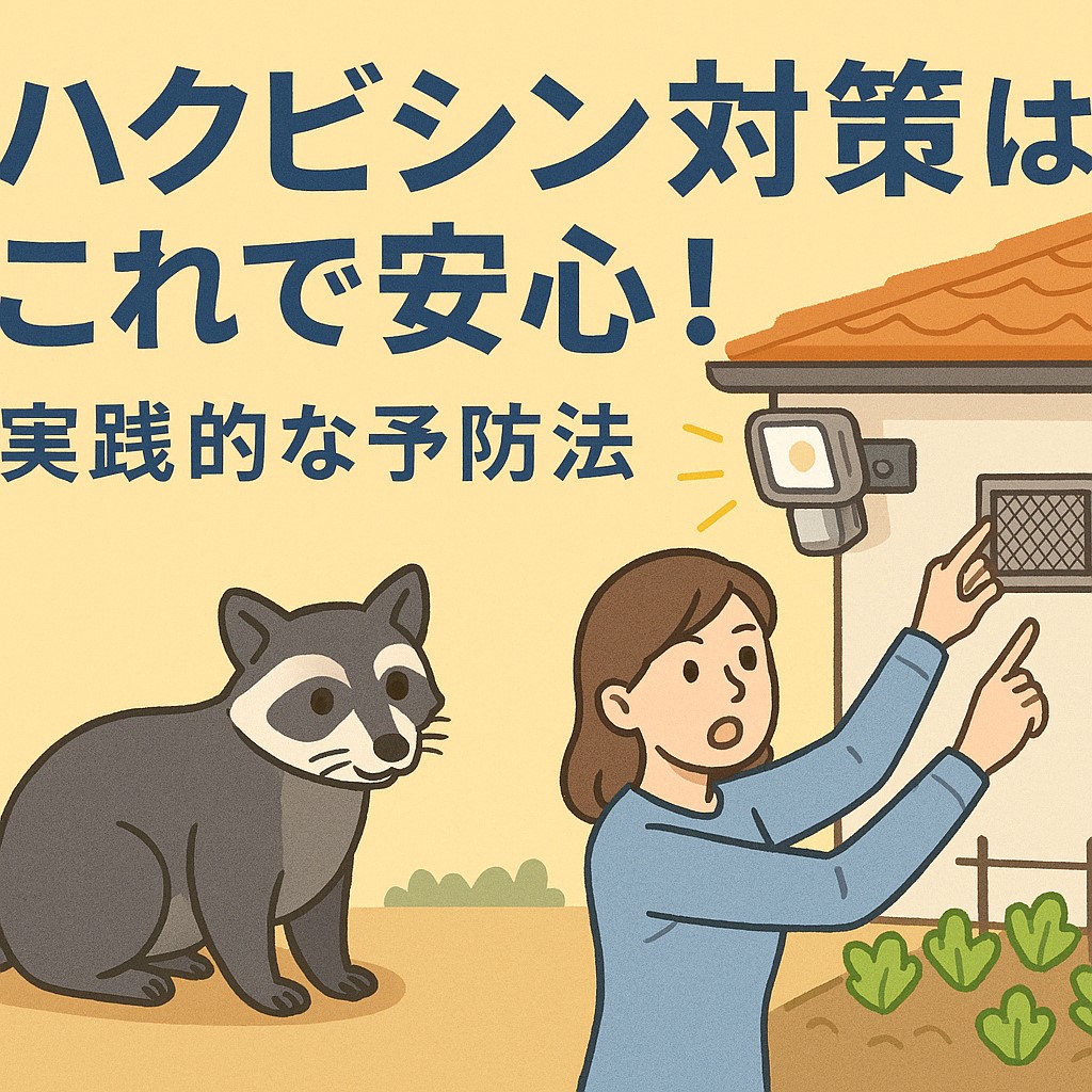 ハクビシン対策はこれで安心!実践的な予防法