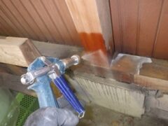 シロアリ駆除　再消毒　美祢市