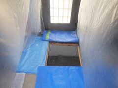 シロアリ駆除　再消毒　長門市