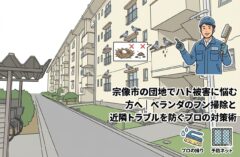 ハト　団地　宗像市