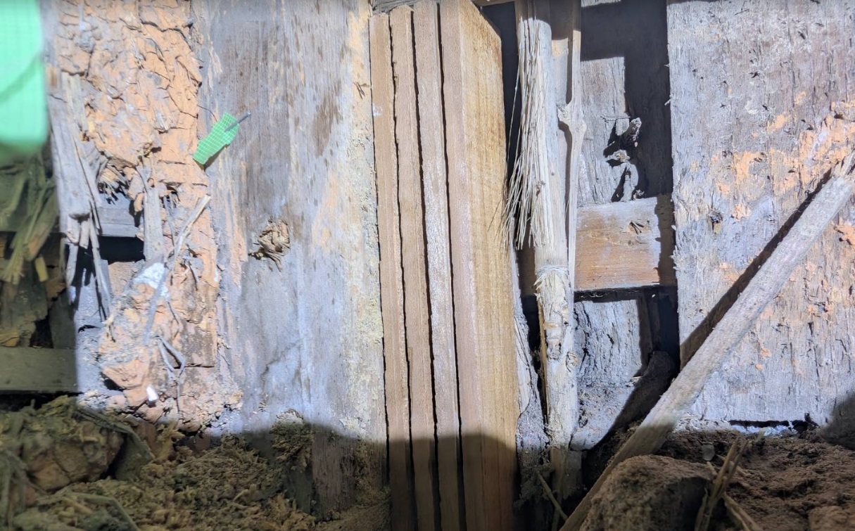 シロアリの被害　飯塚市