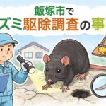 飯塚市でネズミ駆除調査の事例紹介！調査は無料です。