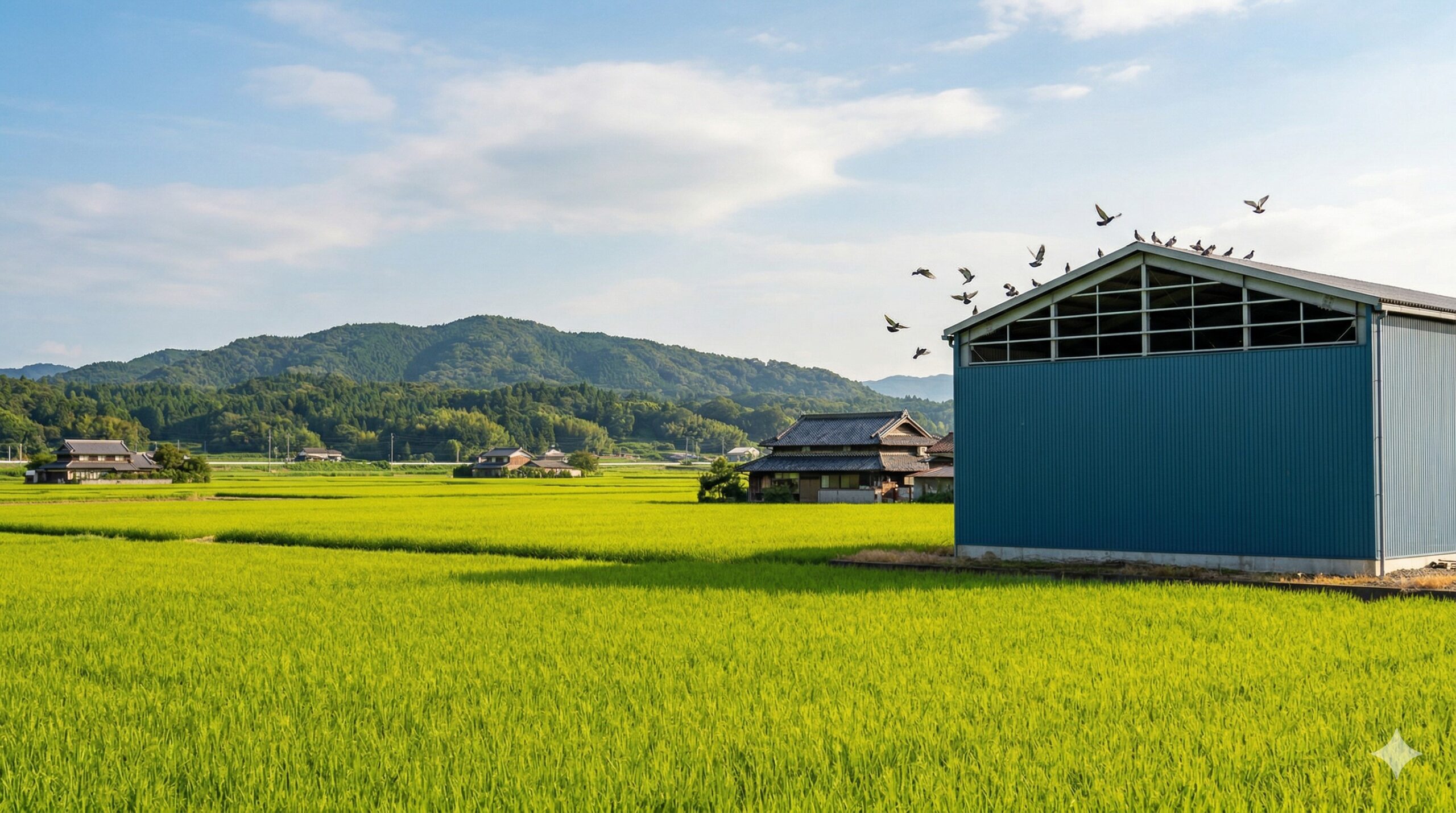 ハト 倉庫 筑前町