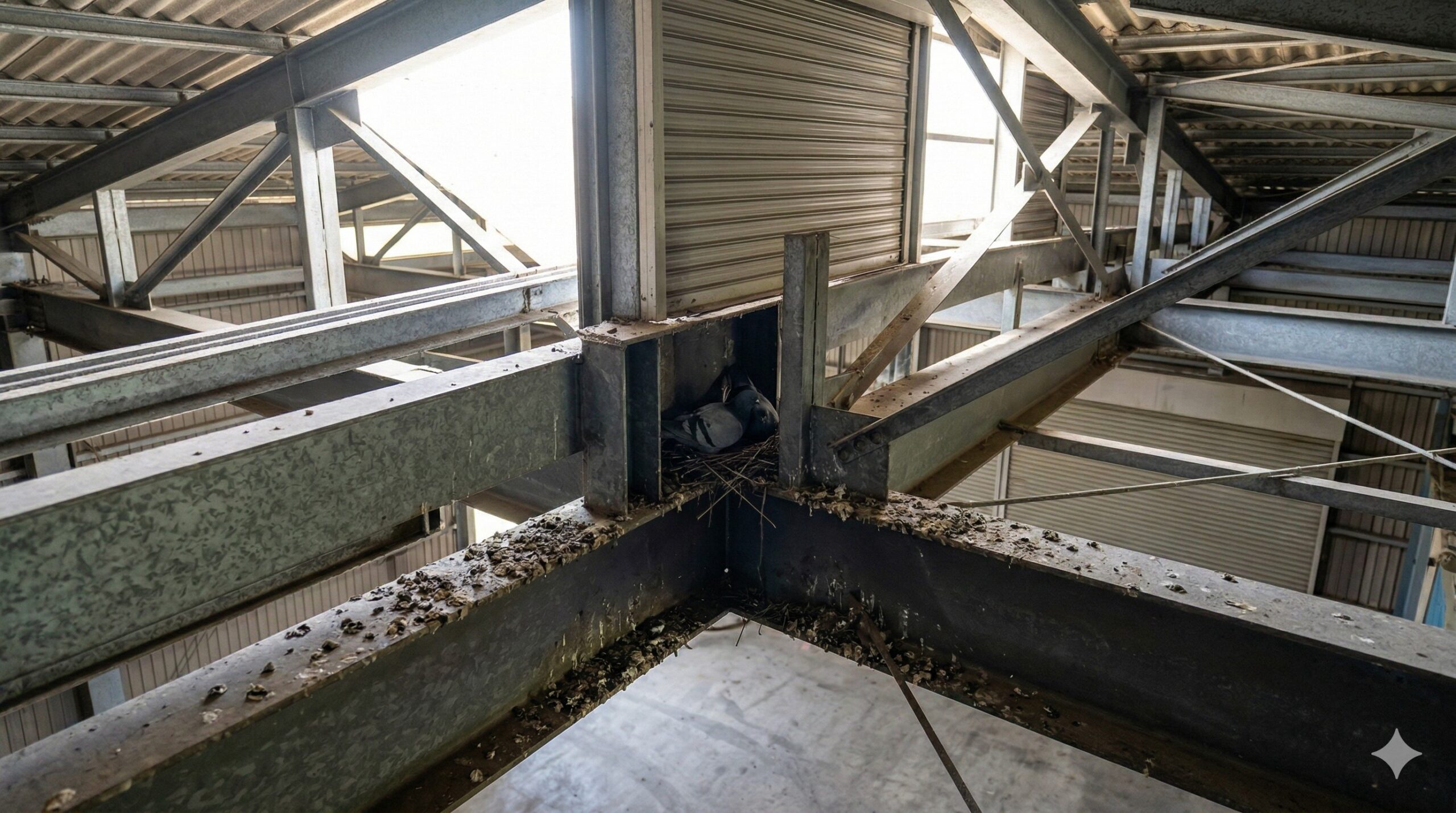 なぜ筑前町の倉庫はハトに狙われるのか?