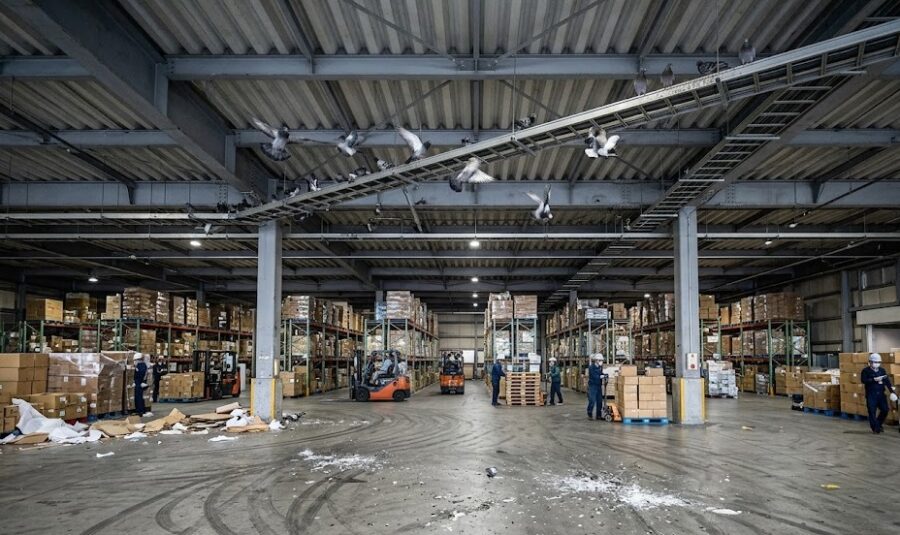 ハト 物流センター 北九州市