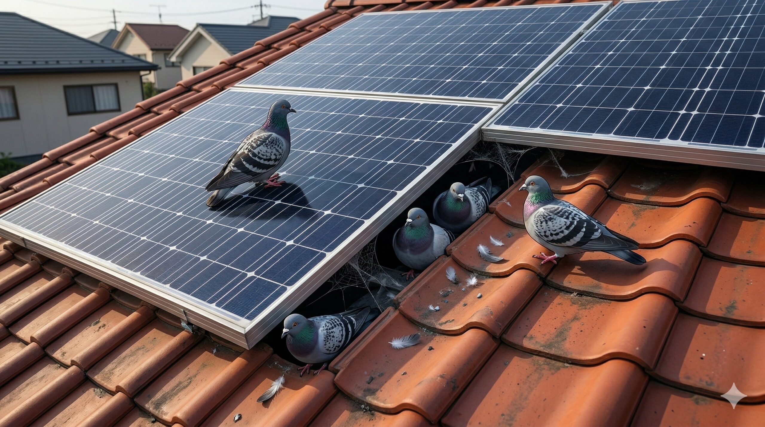 ハト 一軒家 福津市