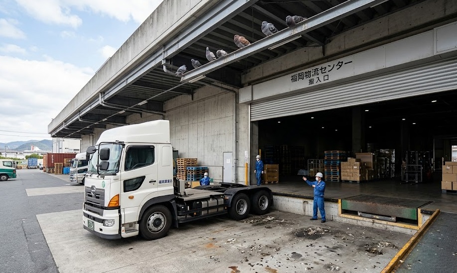 ハト 物流センター 倉庫 福岡市