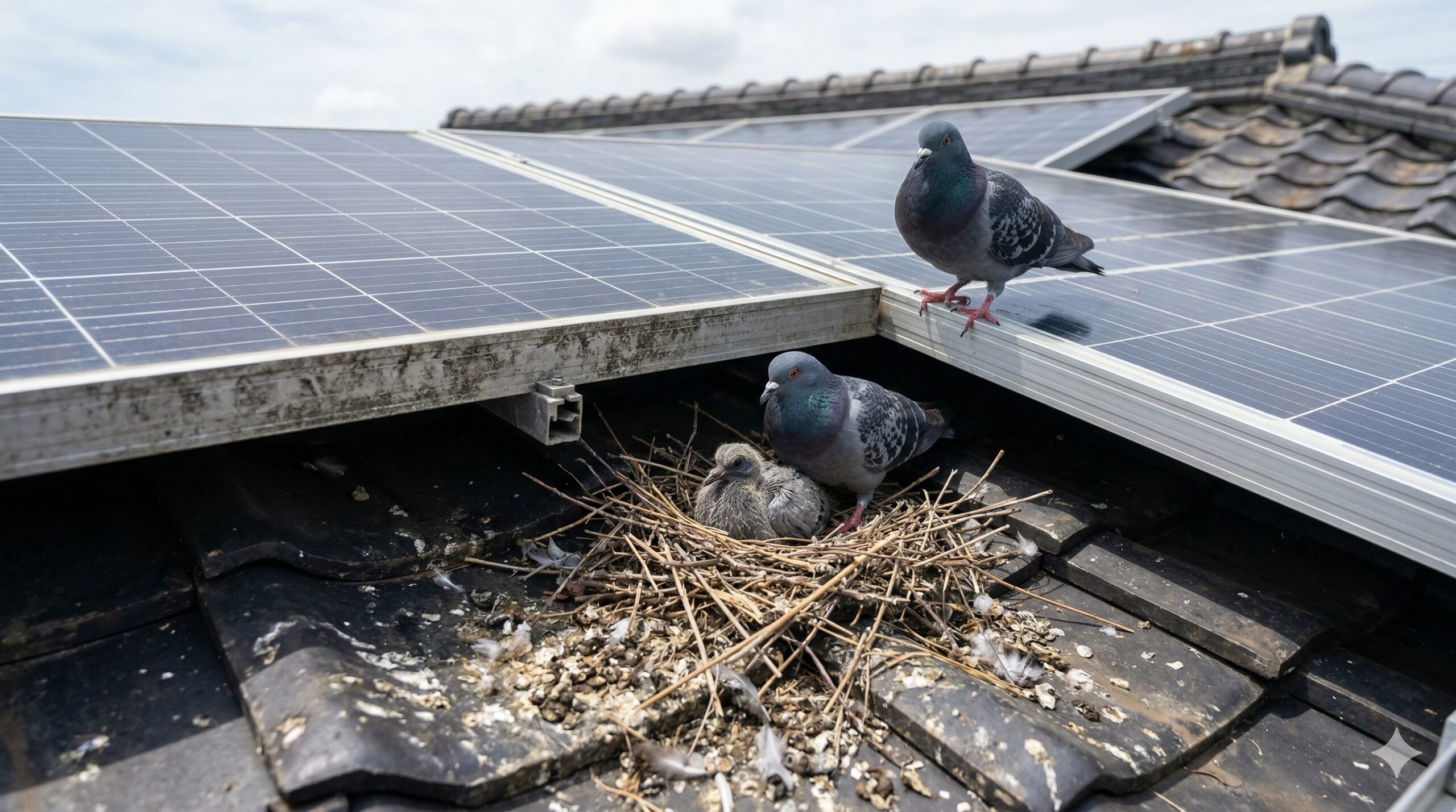 ハト 一軒家 北九州市