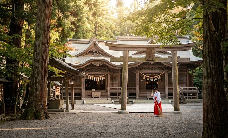 ハト 神社 飯塚市