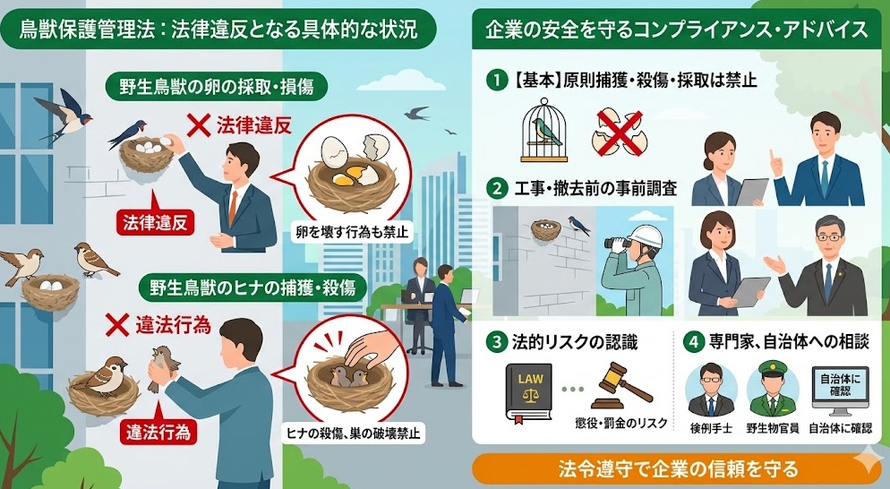 ハト 事務所 下関市