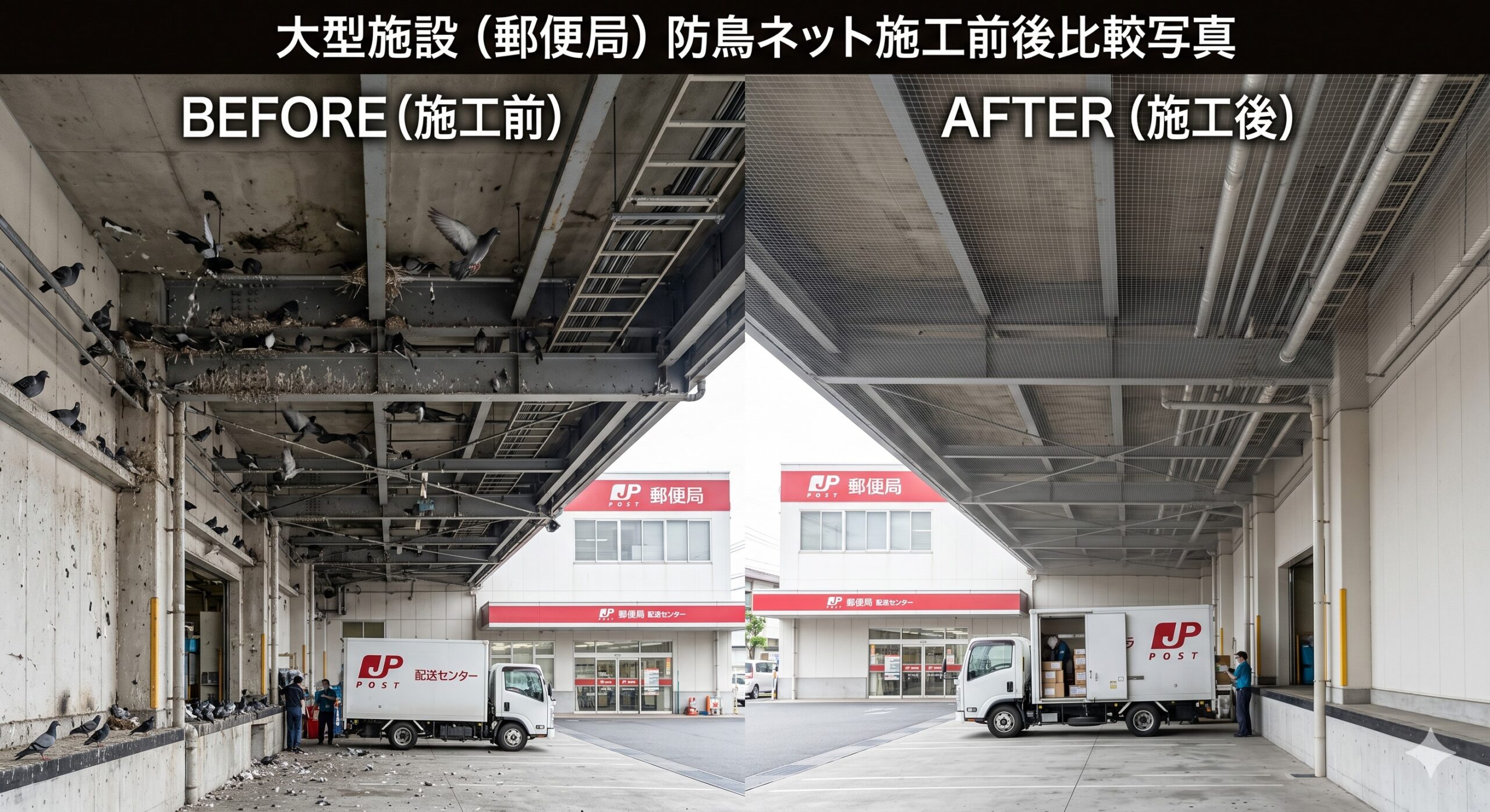 ハト 郵便局 北九州市