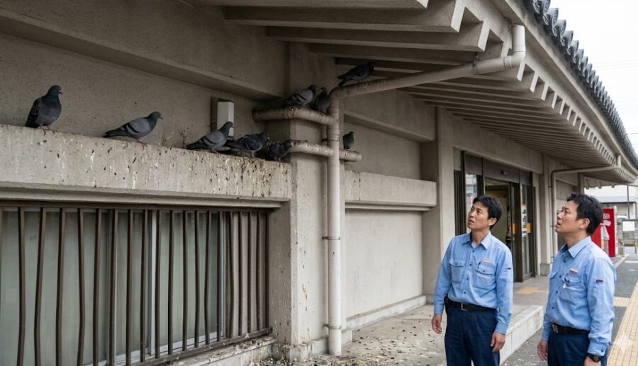 ハト 郵便局 北九州市