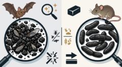 コウモリのフンの特徴と見分け方