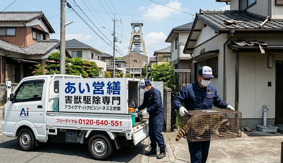 アライグマ駆除 志免町
