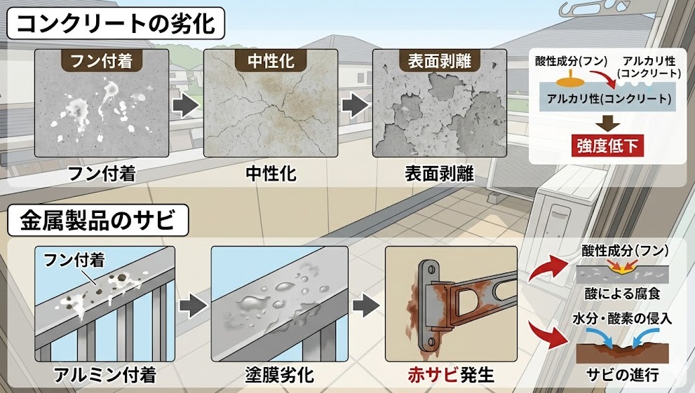 ハト フン 嘉麻市