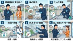 ハト フン 宮若市