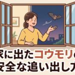 コウモリ 家の中 追い出す