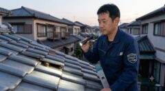 コウモリ 屋根 北九州市