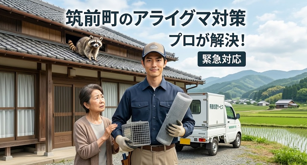 アライグマ駆除　筑前町