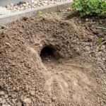 庭や土のネズミの巣穴を自分で駆除する方法