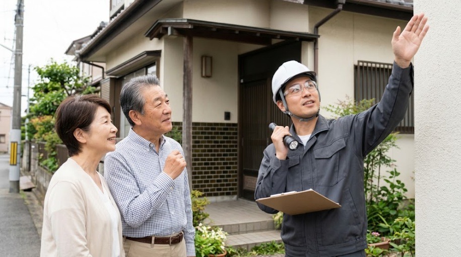 現地調査や誠実な対応を説明している